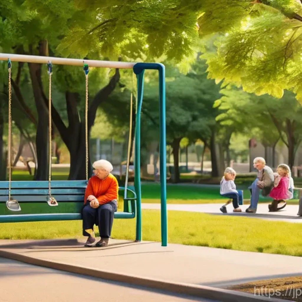 GNH 행복경제와 지역 사회복지 - **Prompt 1: "A vibrant, sunny community park scene where children, wearing modest play clothes, are ...